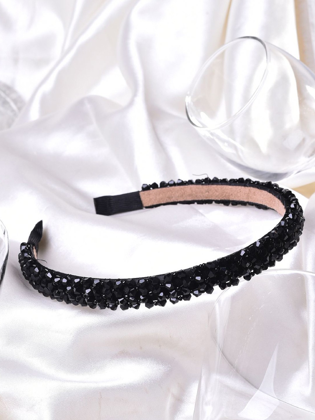 

VOGUE HAIR ACCESSORIES Women Embellished Hairband, Black