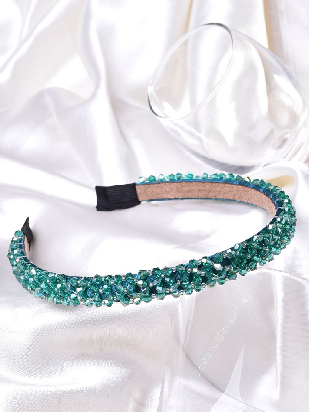 

VOGUE HAIR ACCESSORIES Women Embellished Hairband, Green