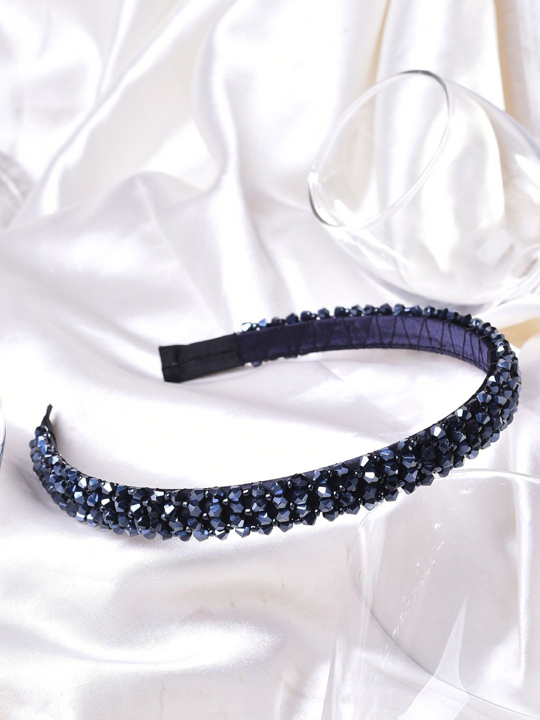 

VOGUE HAIR ACCESSORIES Women Embellished Hairband, Blue