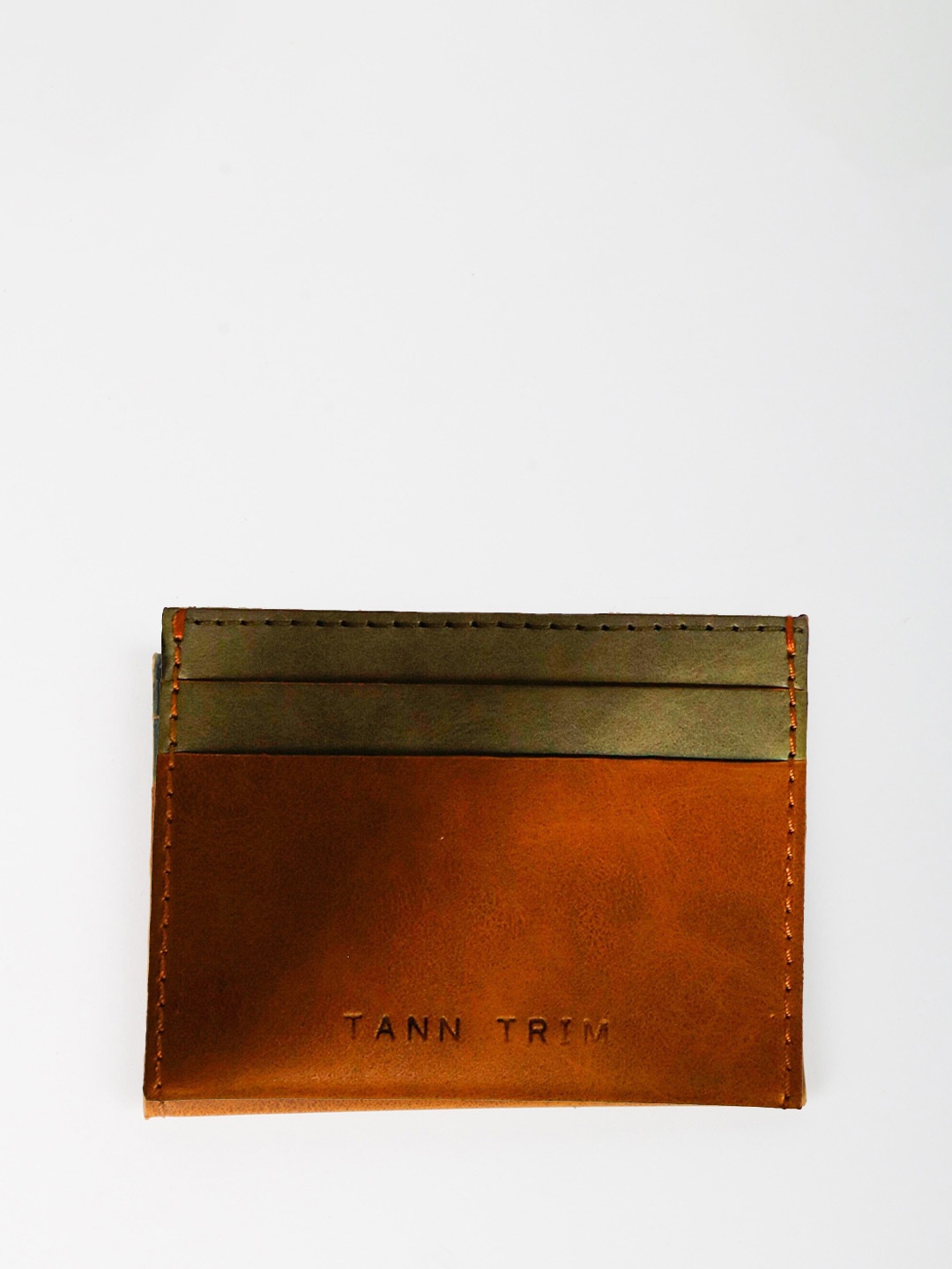 

TANN TRIM Women Card Holder, Brown