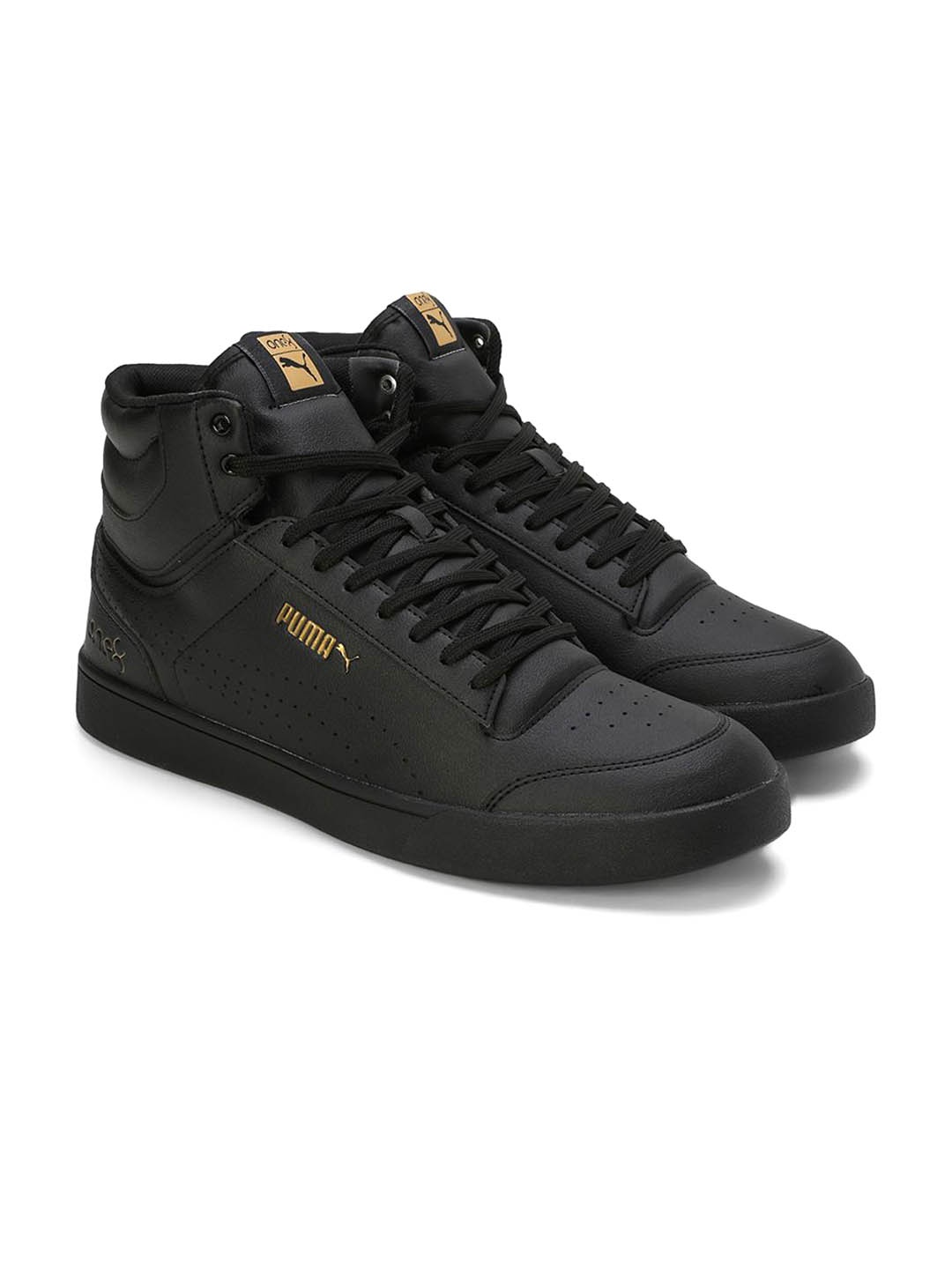 

one8 x PUMA Men Perforations Sneakers, Black