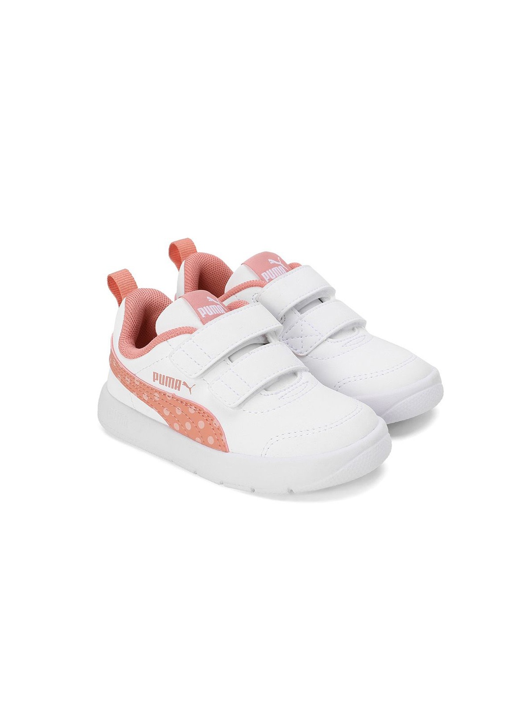 

Puma Girls Courtflex V3 Dotty Toddlers' Sneaker, White
