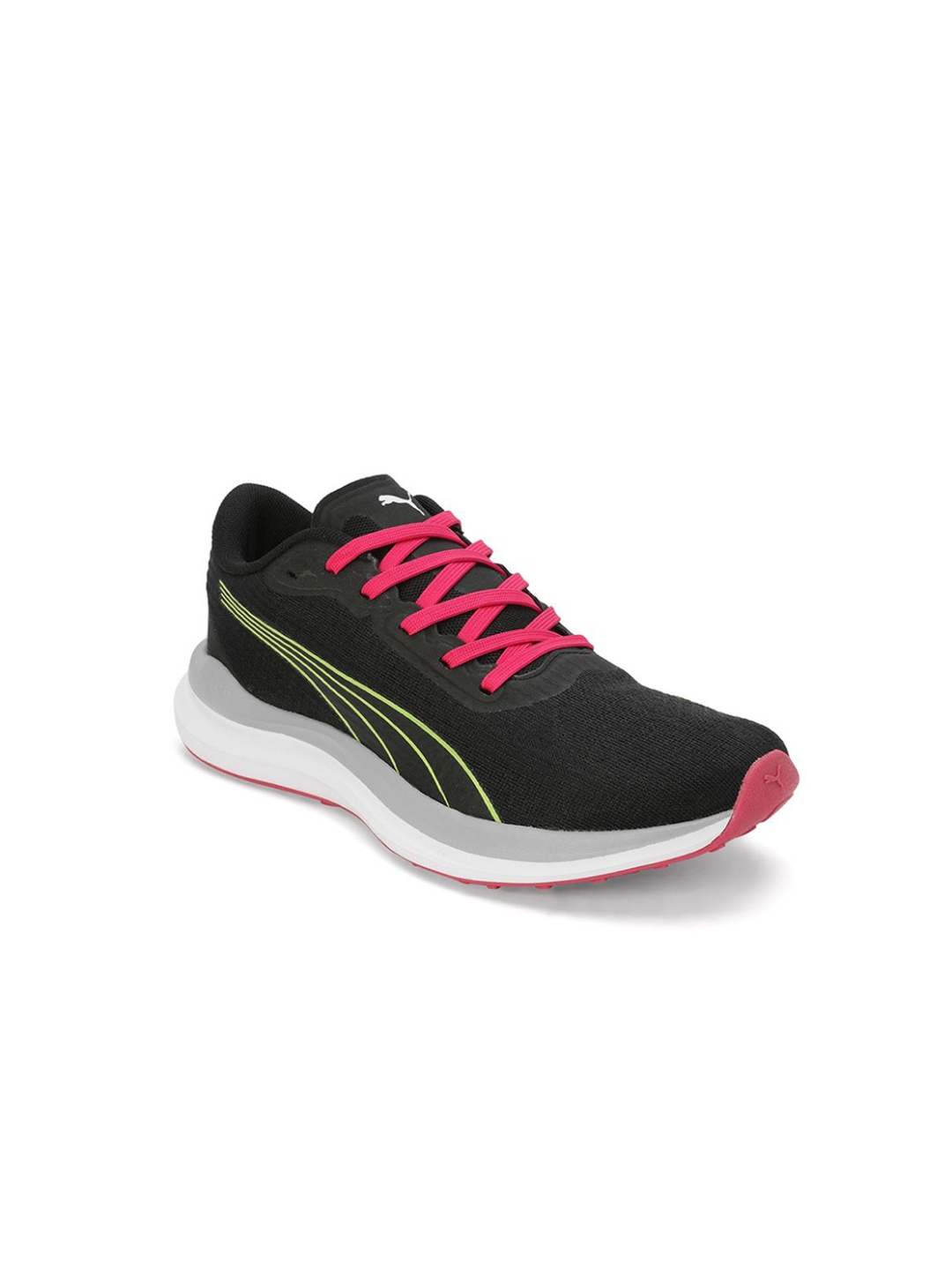 

Puma Lite FlexPunt Youth Running Shoes, Black