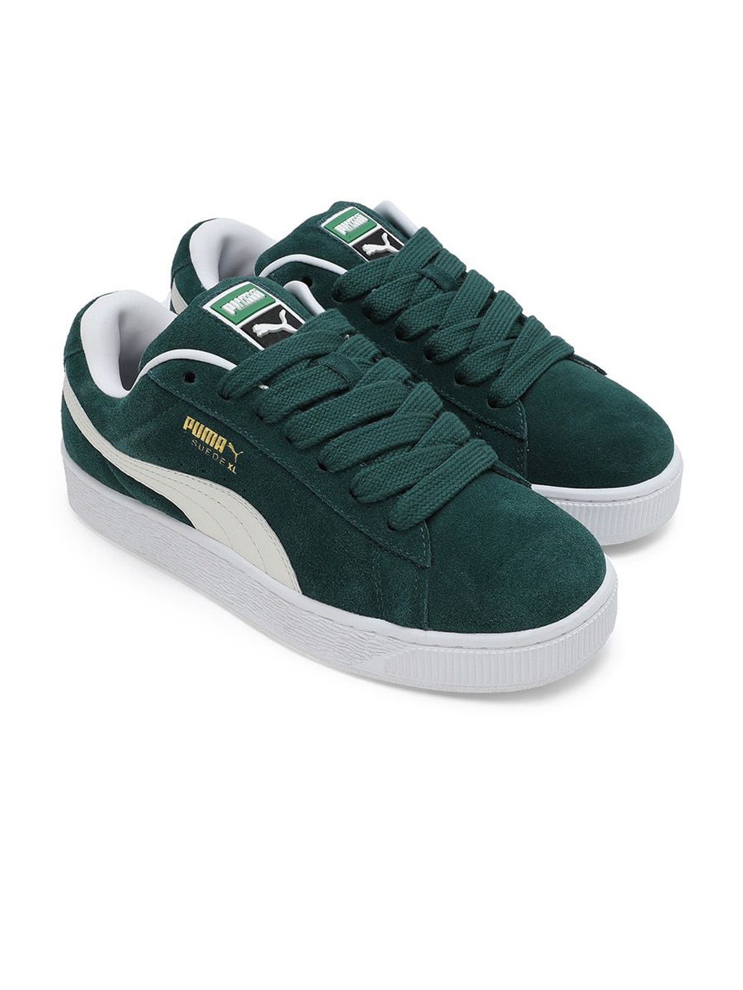 

Puma Unisex Suede XL Sneakers, Green