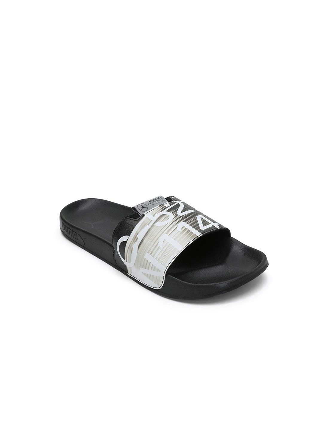 

Puma Men Printed Open Toe Sliders Flip Flops, Black