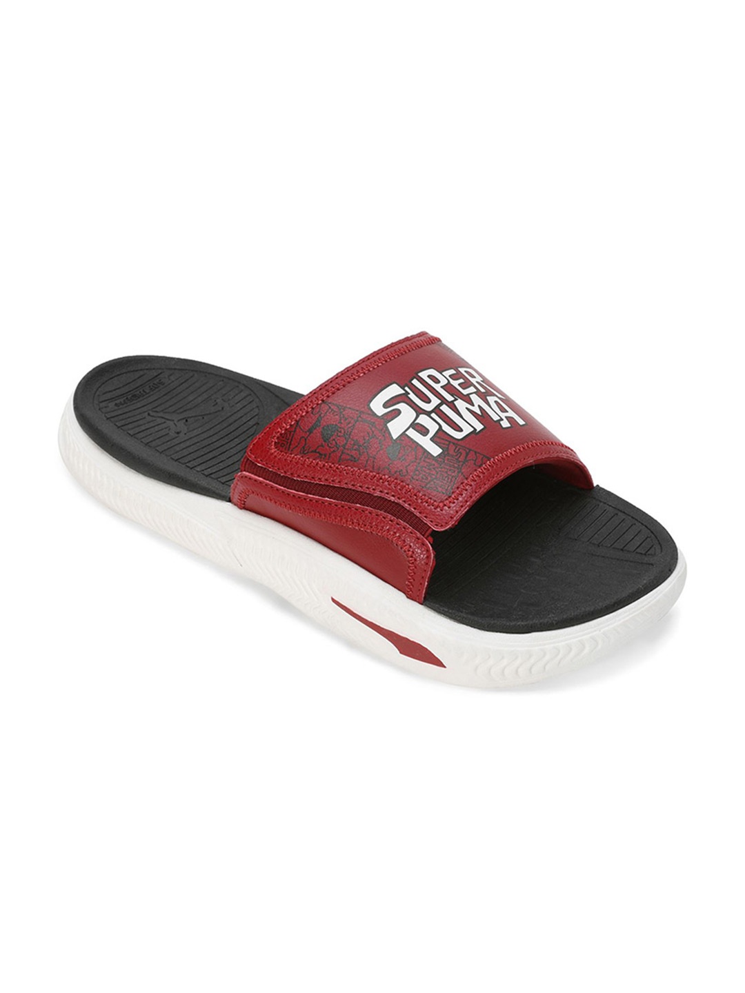 

Puma Softride Pro 24 Super Men Printed Sliders, Red