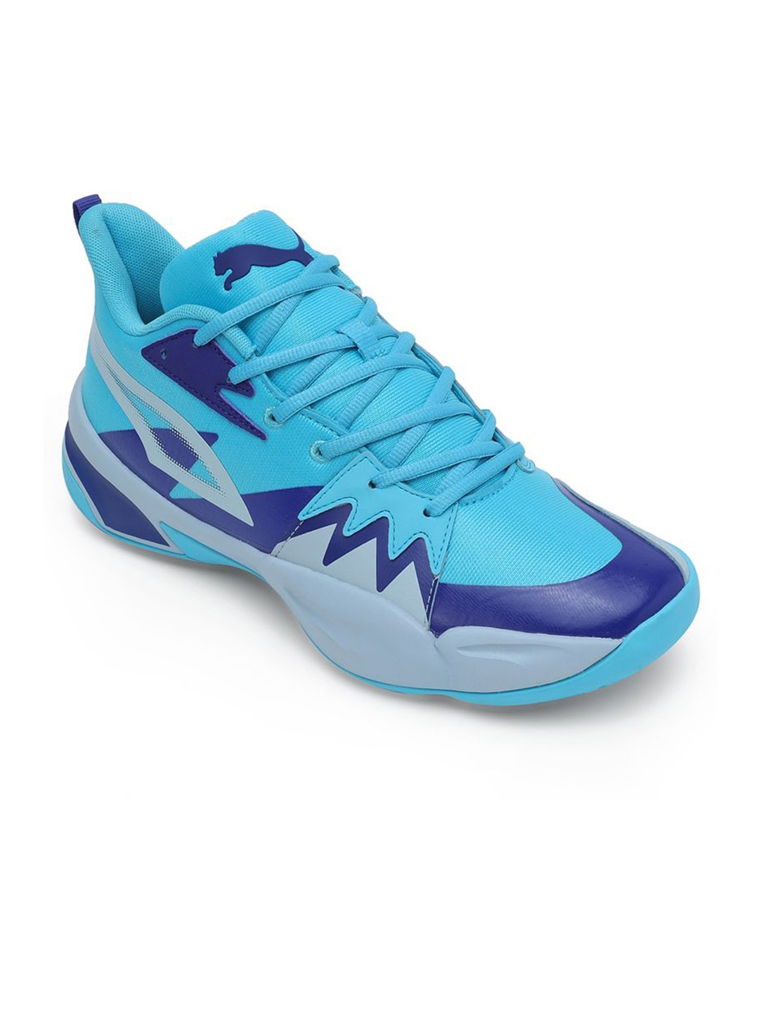 

Puma Genetics Unisex Basketball Non-Marking Shoes, Blue