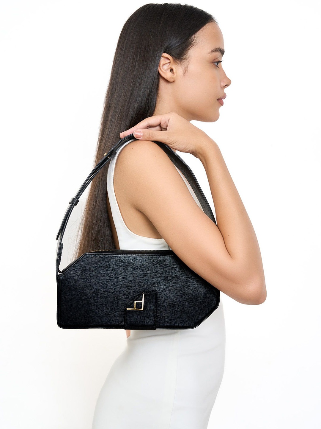 

Tann Trim Siren Handbag, Black