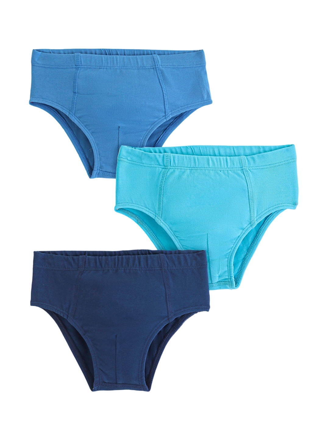 

Honeyhap Boys Pack Of 3 Ribbed Briefs 16071810, Navy blue
