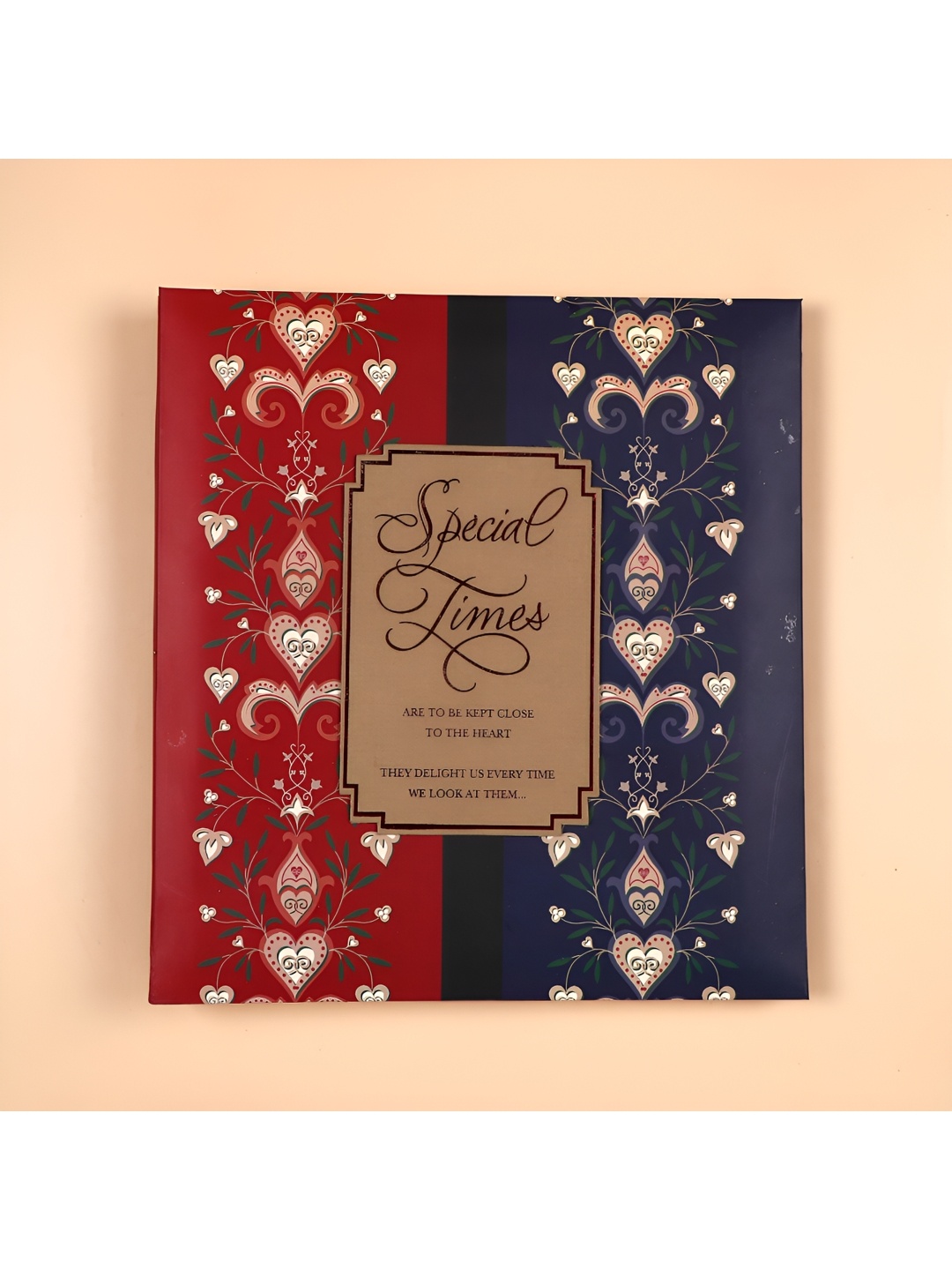 

Archies Navy Blue & Red Printed Auto Stick Photo Album