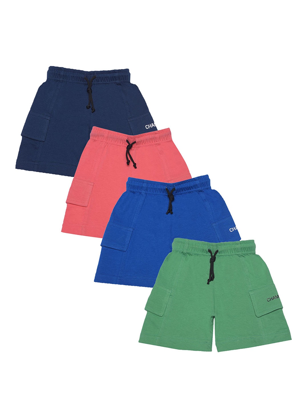 

Dollar Boys Assorted Pack of 4 Bermuda Champion Shorts, Multi