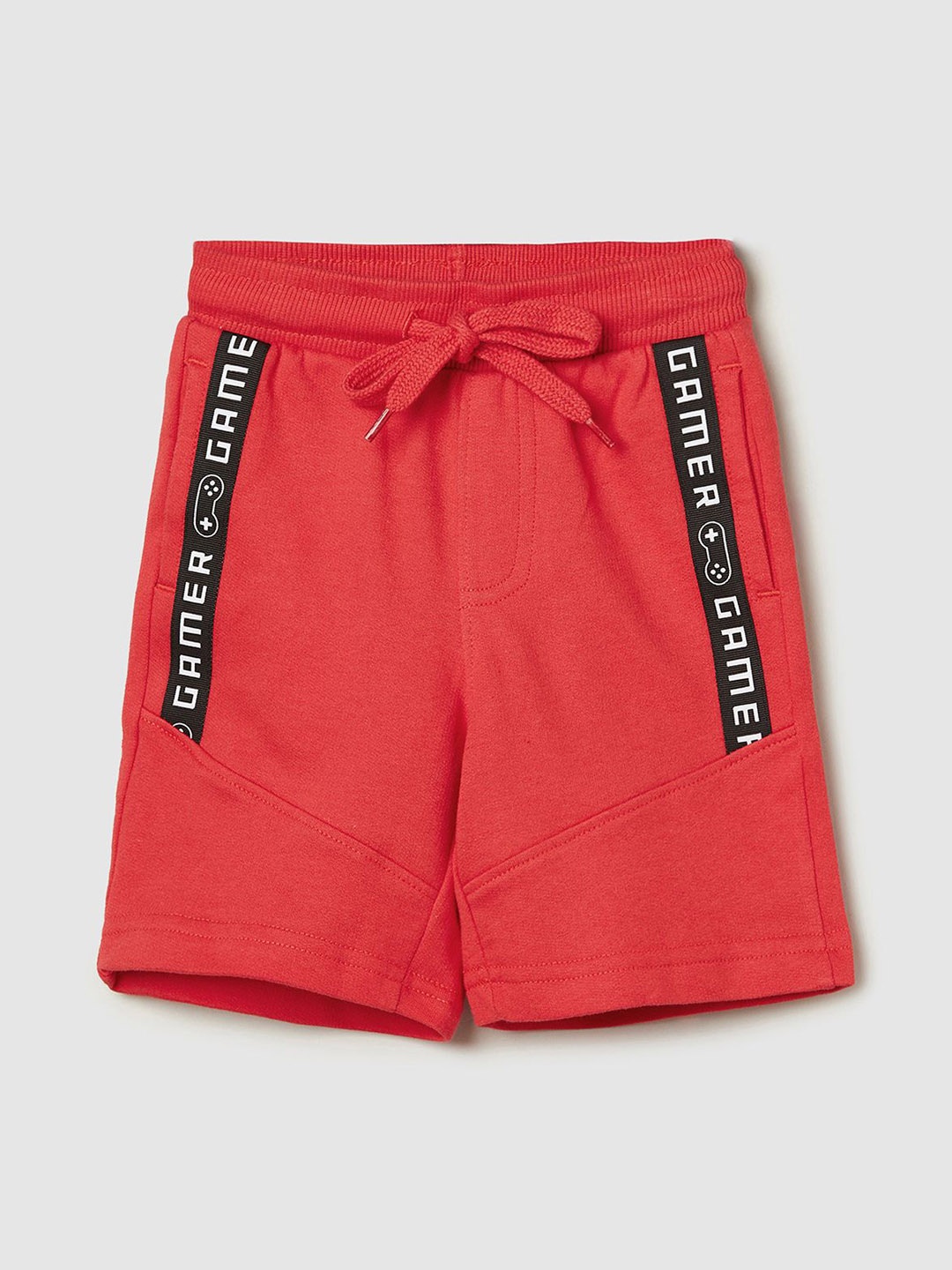 

max Boys Solid Regular Fit Shorts, Red