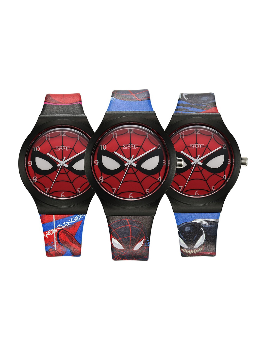 

Zoop By Titan Disney Interchangeable Quartz Analog Red Dial Plastic Strap Watch