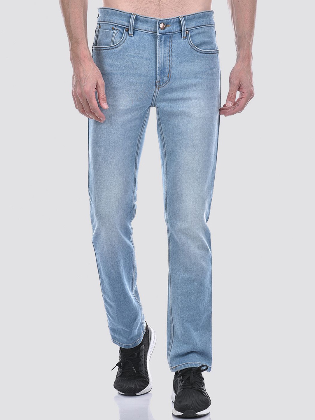 

Numero Uno Men Solid Slim Fit Sustainable Stretchable Jeans, Blue