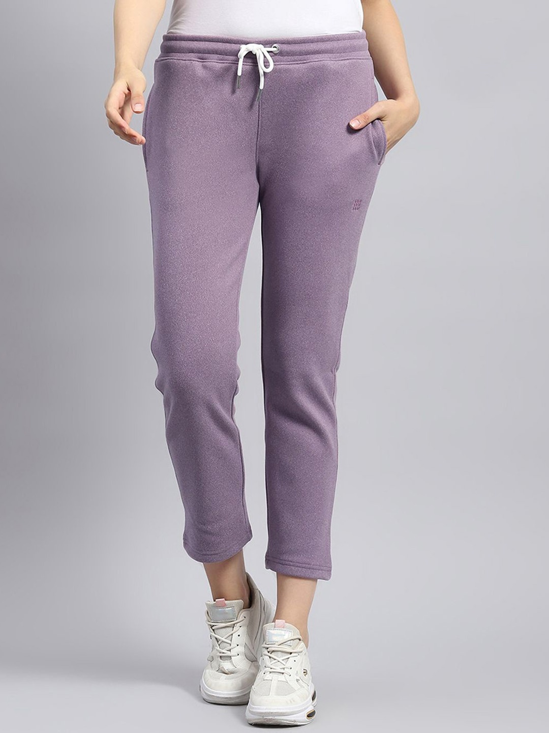 

rock.it Women Mid-Rise Track Pants, Lavender