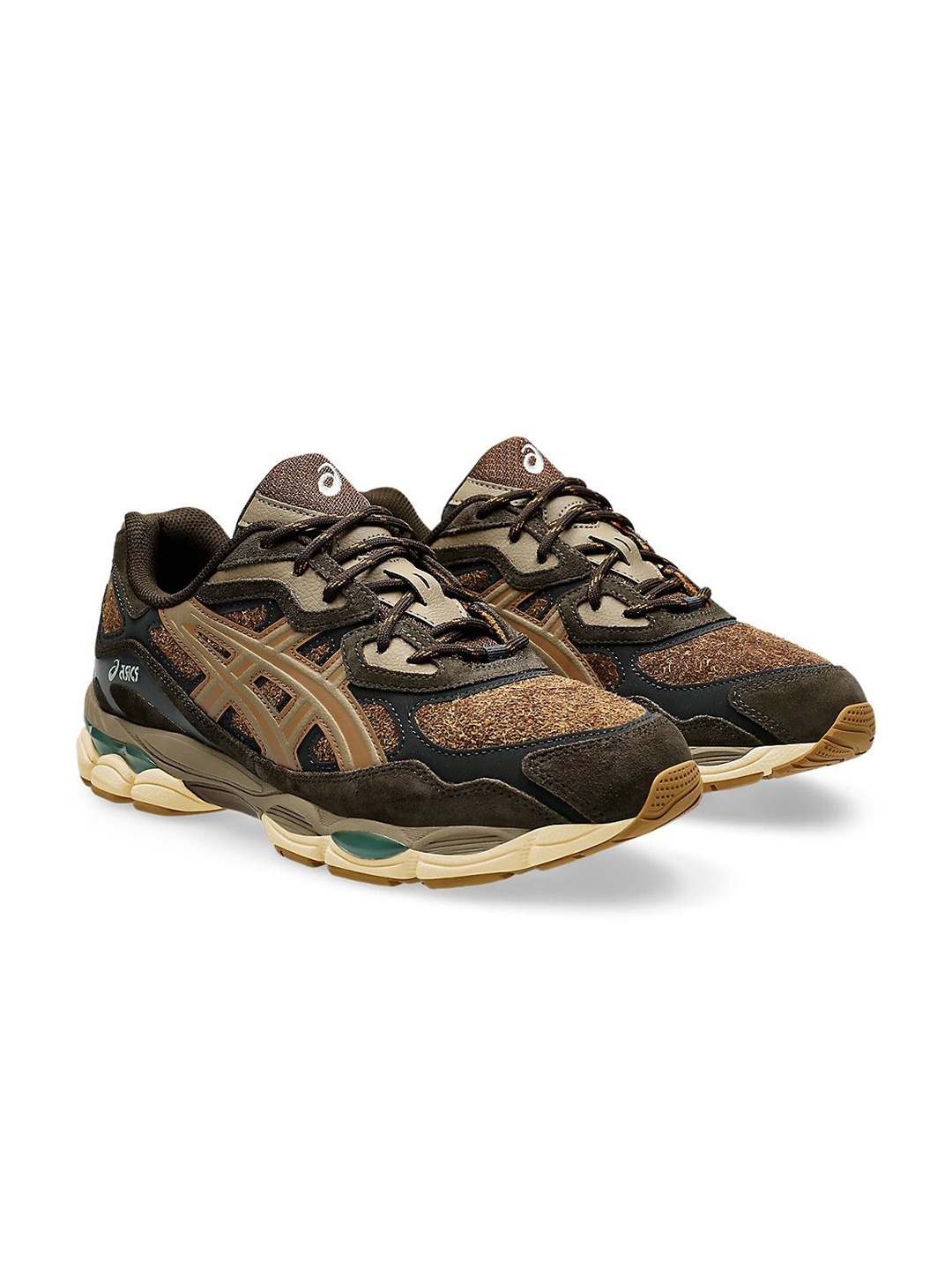 

ASICS GEL-NYC Textured Sneakers, Brown