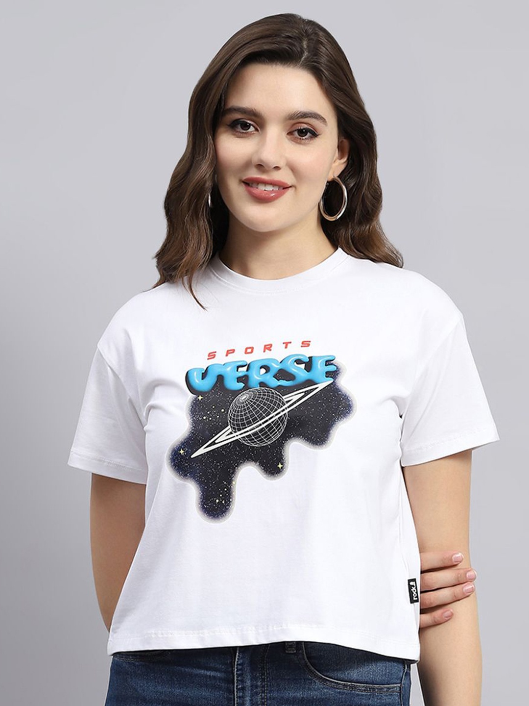 

rock.it Print Top, White