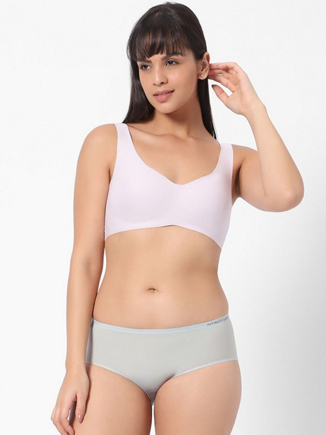 

INTIMATE QUEEN Seamless Lightly Padded Lingerie Set, Purple