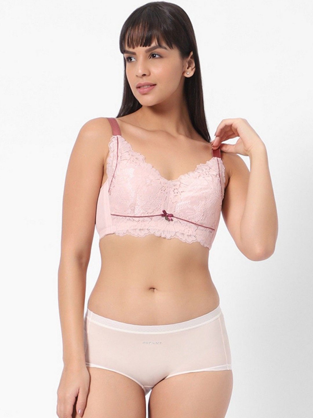 

INTIMATE QUEEN Lace Lingerie Set, Pink