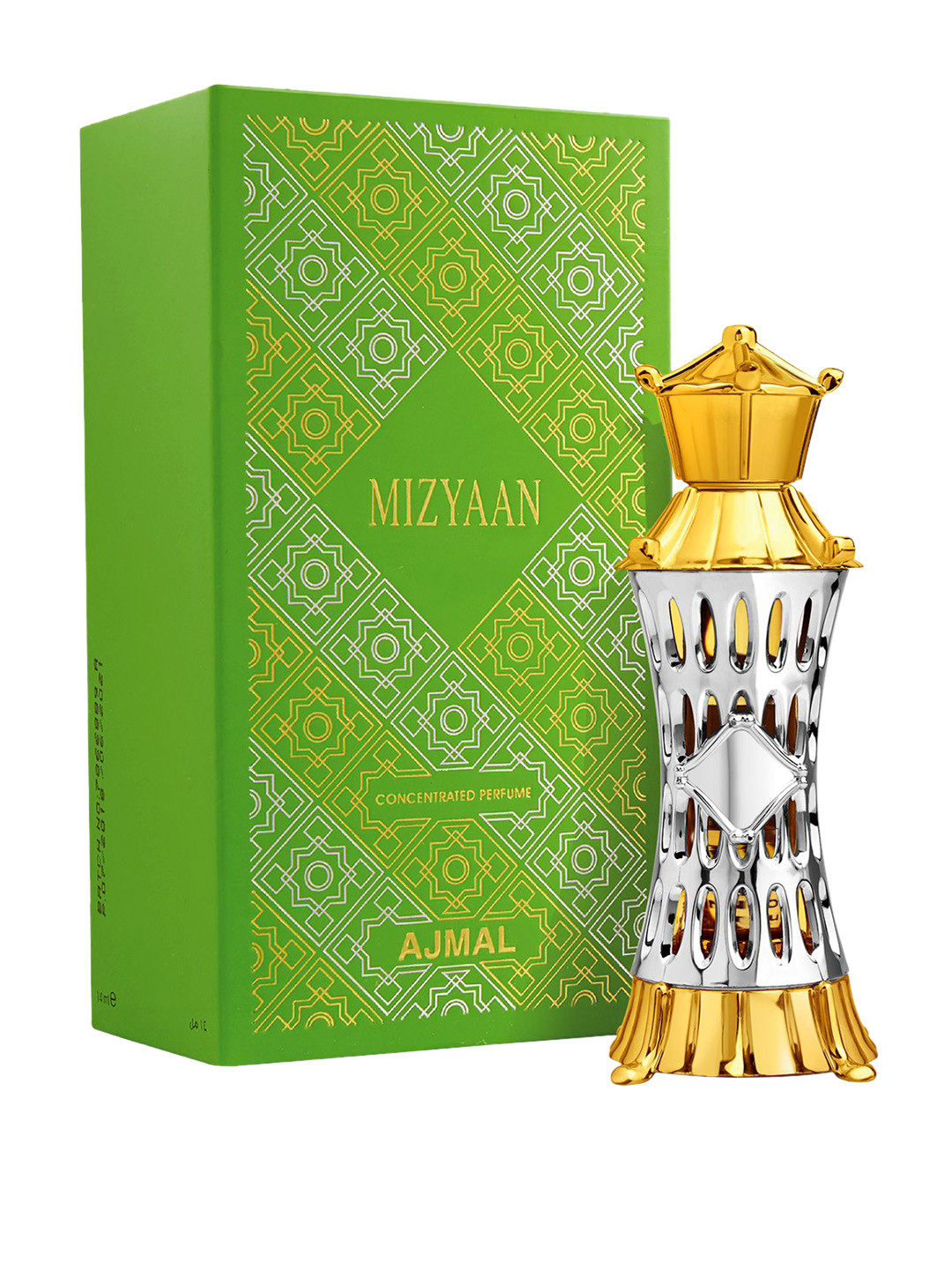 

Ajmal Mizyaan Concentrated Long Lasting Perfume - 14ml, Green