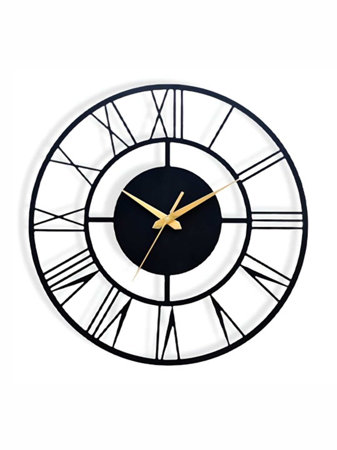 

Arabs Decor Black Contemporary Round Wall Clock