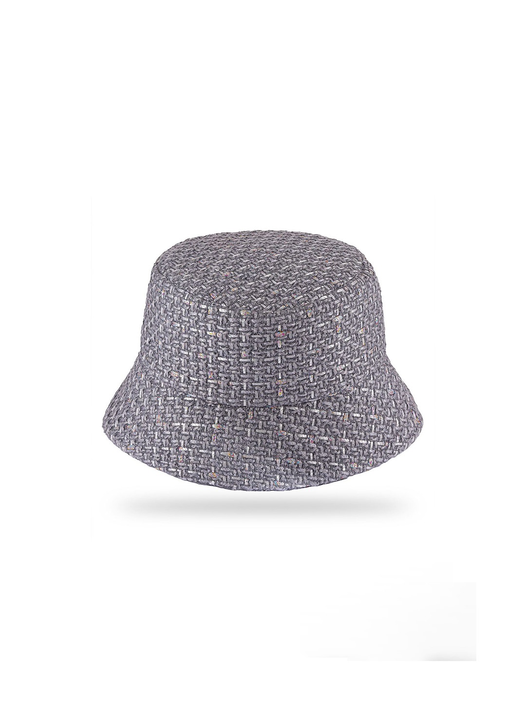 

HAIR DRAMA CO. Women Self Design Bucket Hat, Grey