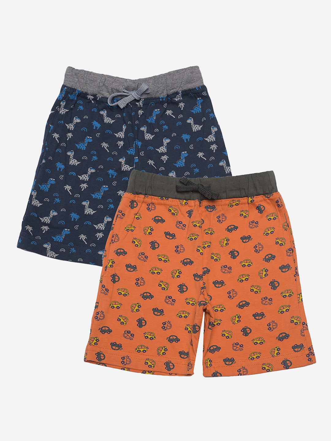 

Dollar Champion Kidswear Boys Printed Shorts, Orange