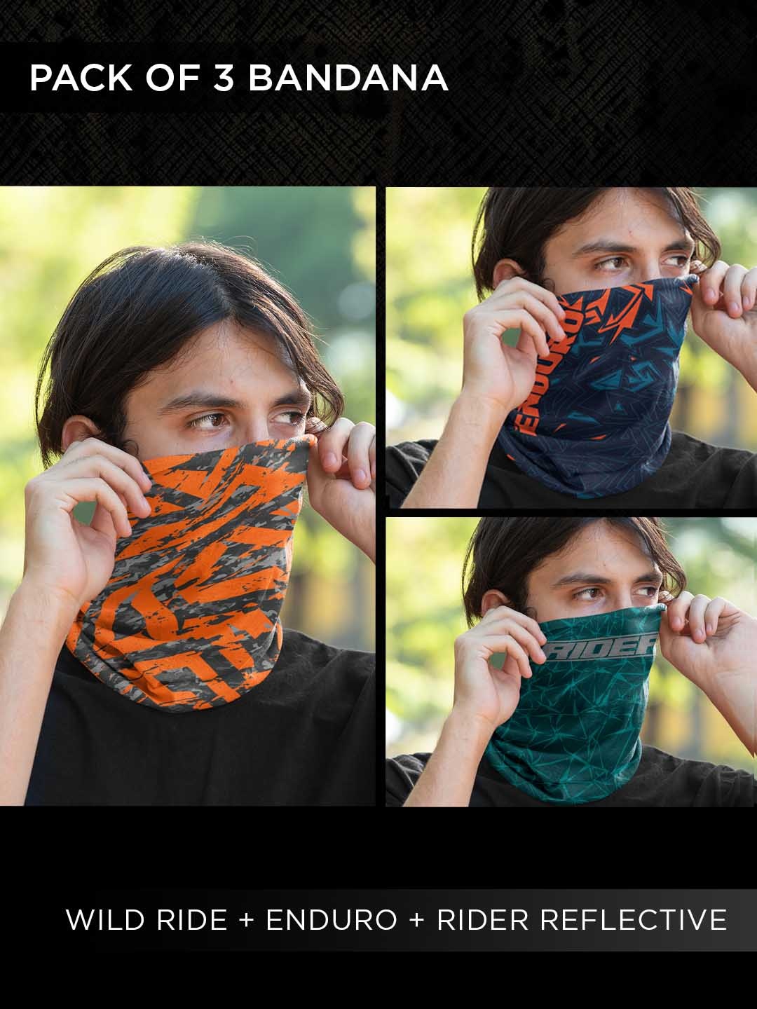 

WANDERLOOMS Unisex Bandana Headband, Green
