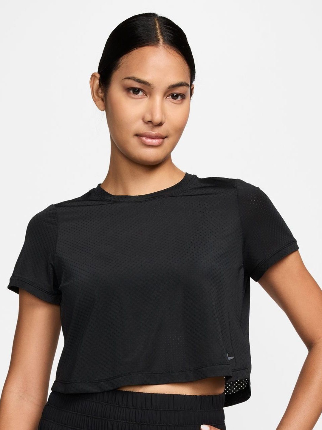 

Nike Women One Classic Breathable Women's Dri-FIT Short-Sleeve Top, Black