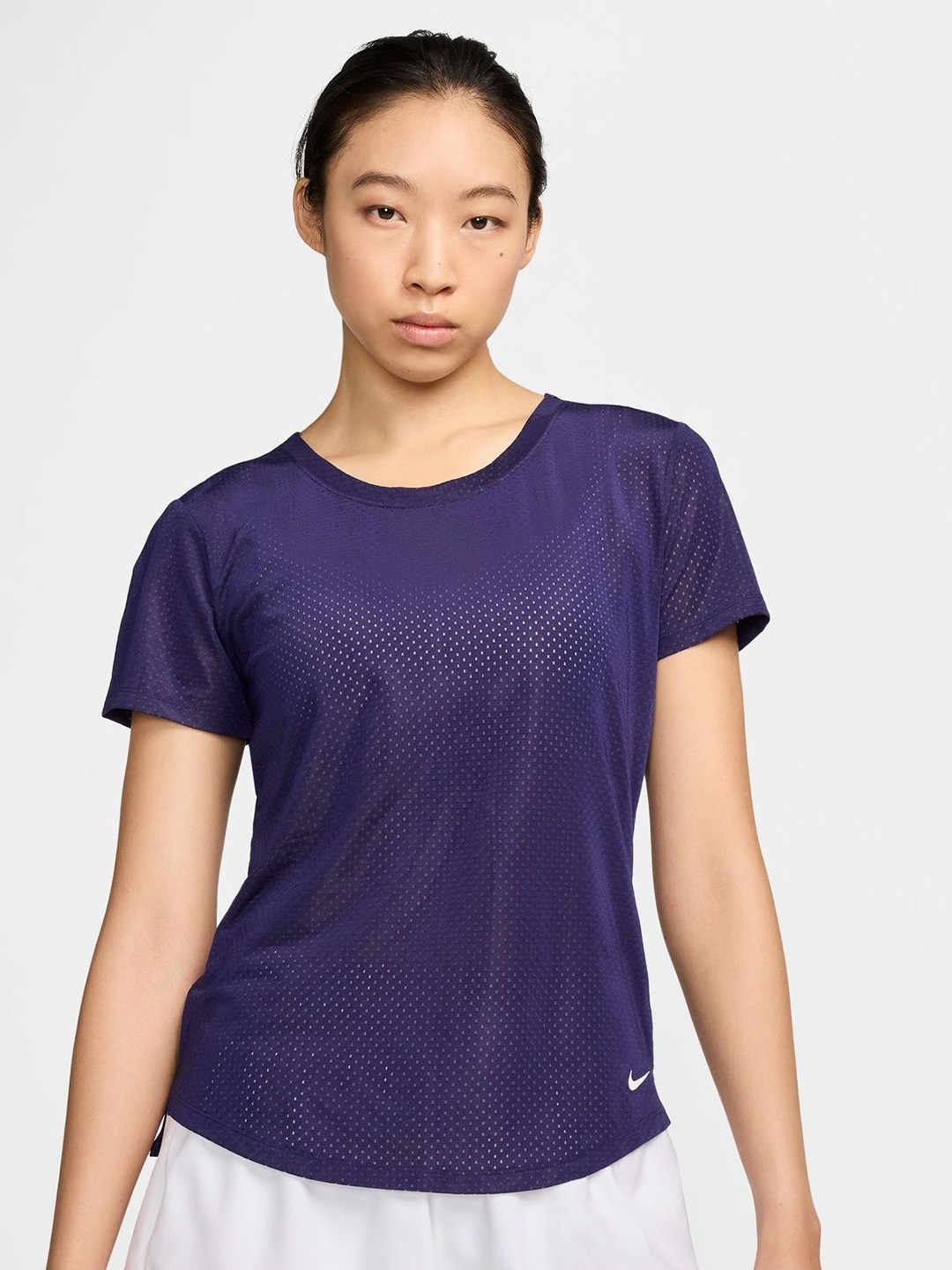 

Nike Women Dri-FIT One Breathe Women's Short-Sleeve Top, Purple