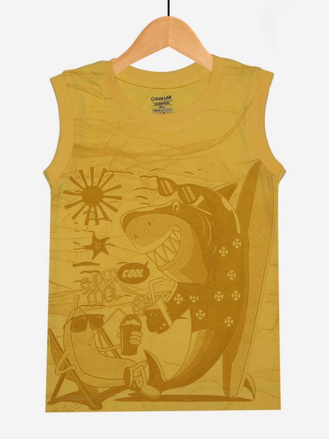 

Dollar Champion Kidswear Boys Graphic Printed T-shirt, Yellow