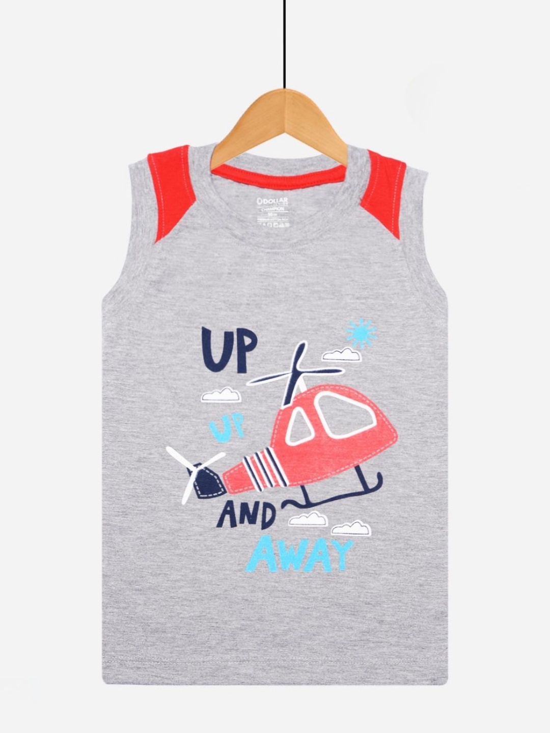 

Dollar Champion Kidswear Boys Graphic Printed T-shirt, Grey