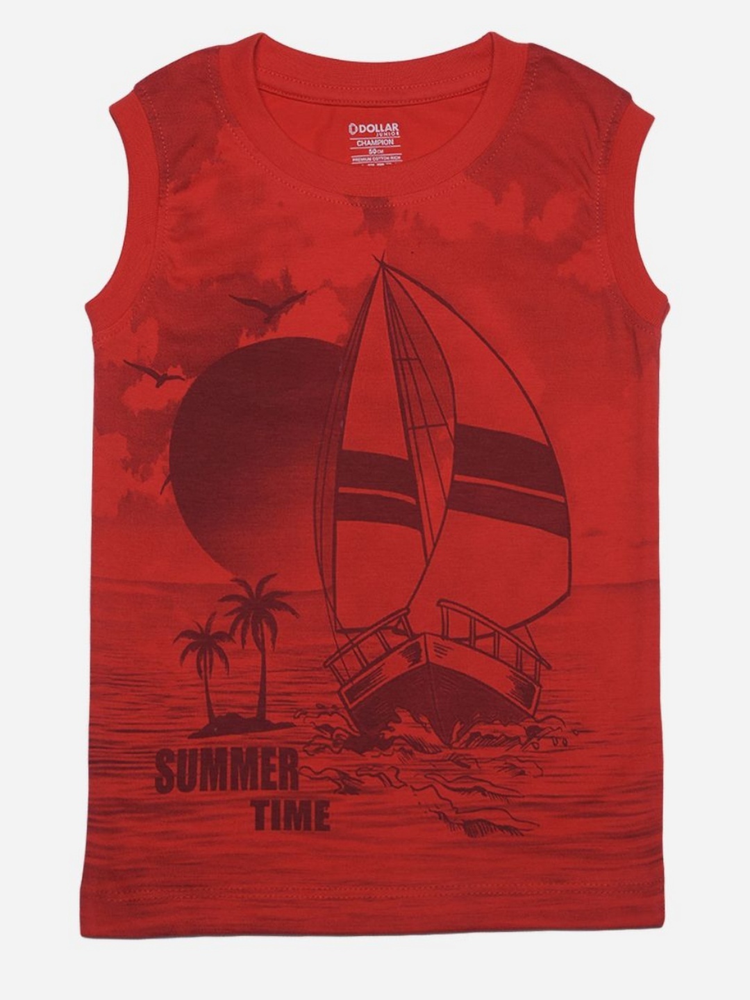 

Dollar Champion Kidswear Boys Graphic Printed T-shirt, Red