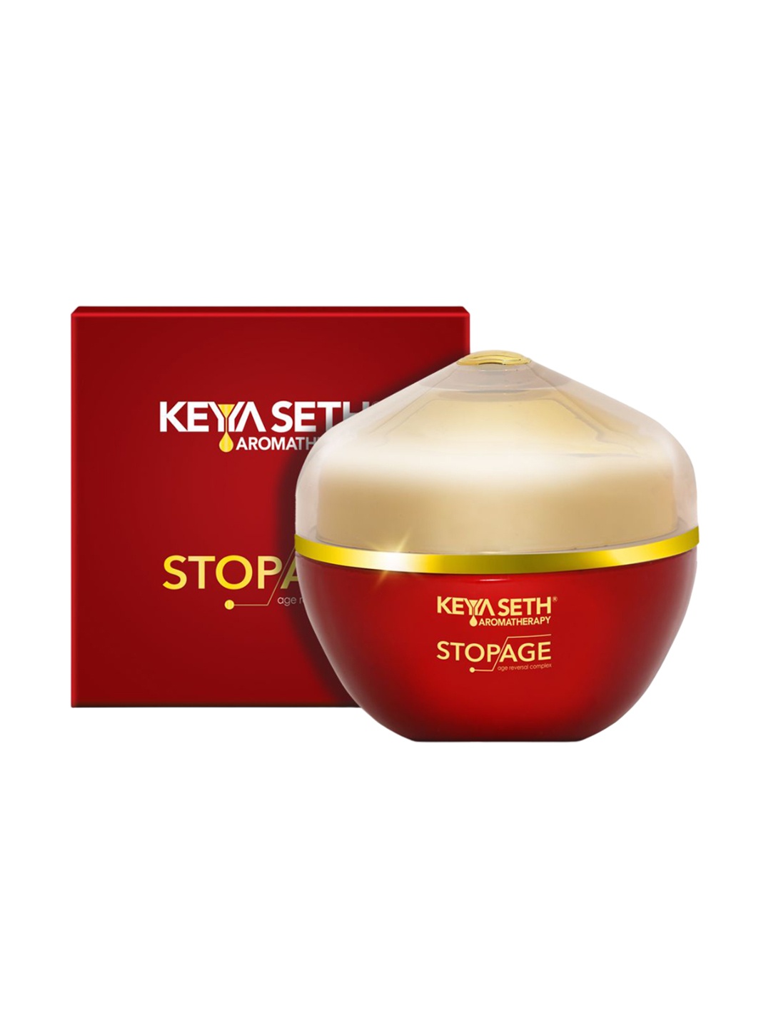 

KEYA SETH Aromatherapy Stop Age Reversal Treatment Day Cream - 50g, Red