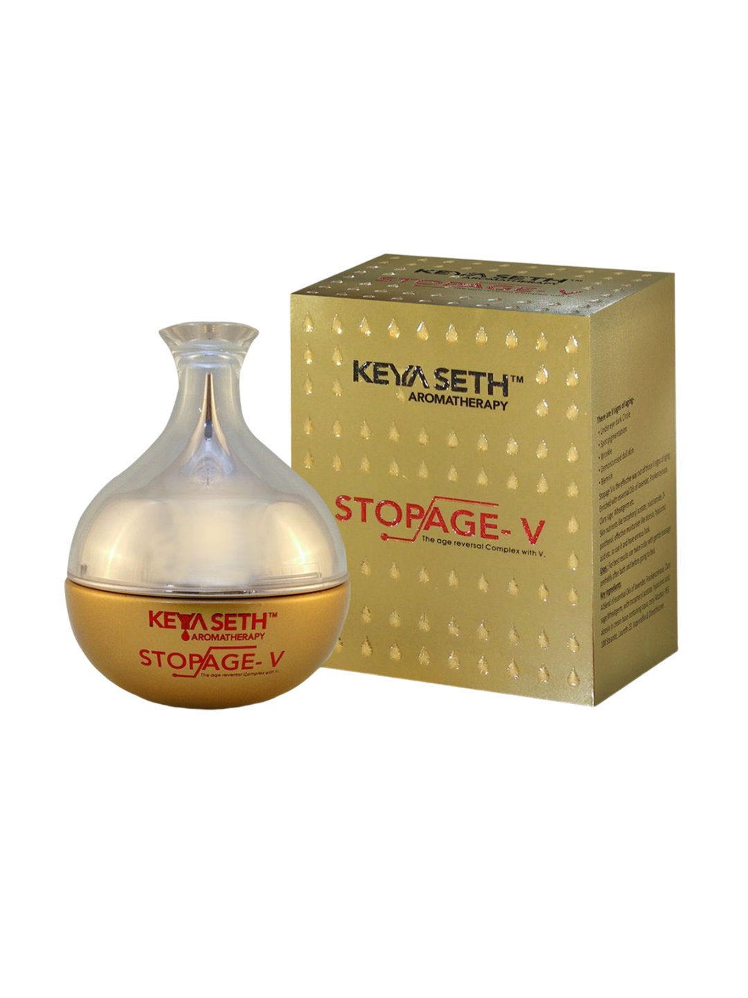 

KEYA SETH Aromatherapy Stop Age V Anti-Ageing Day Cream - 50g, Beige