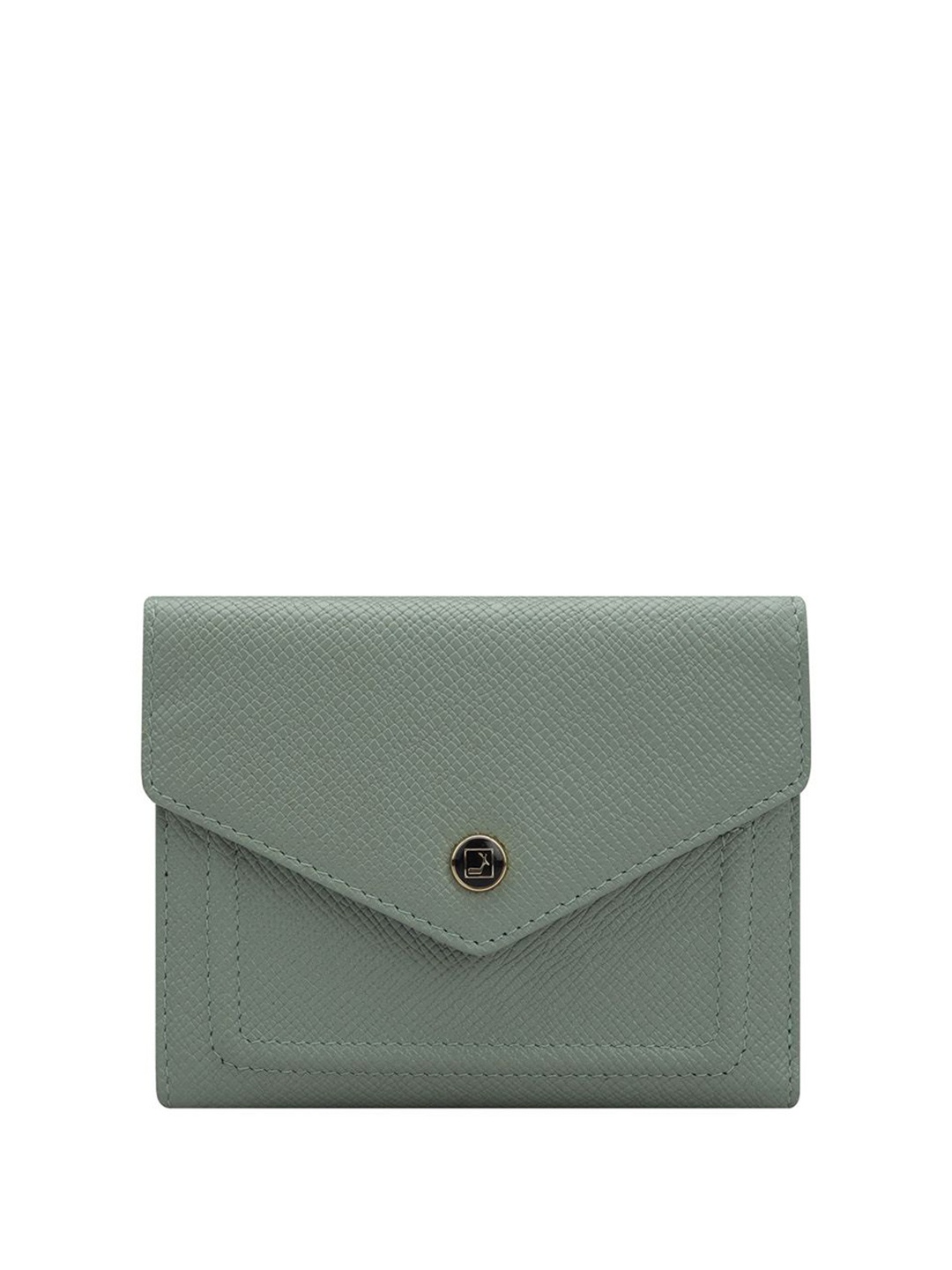 

Da Milano Women Leather Zip Around Wallet, Green