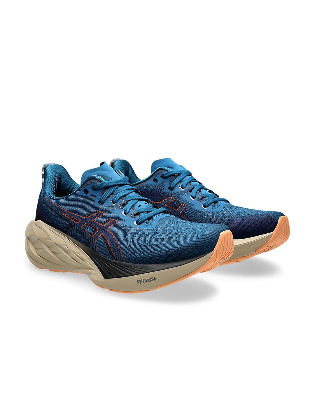 

ASICS NOVABLAST 4 Men Textured Running Sports Shoes, Blue