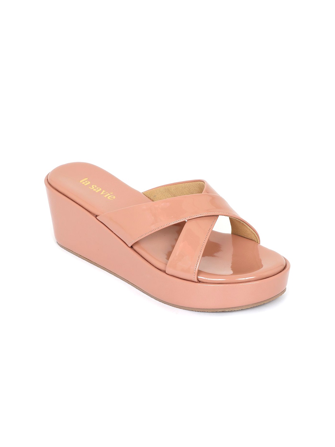 

LA SAVIE Wedge Heel Sandals, Pink