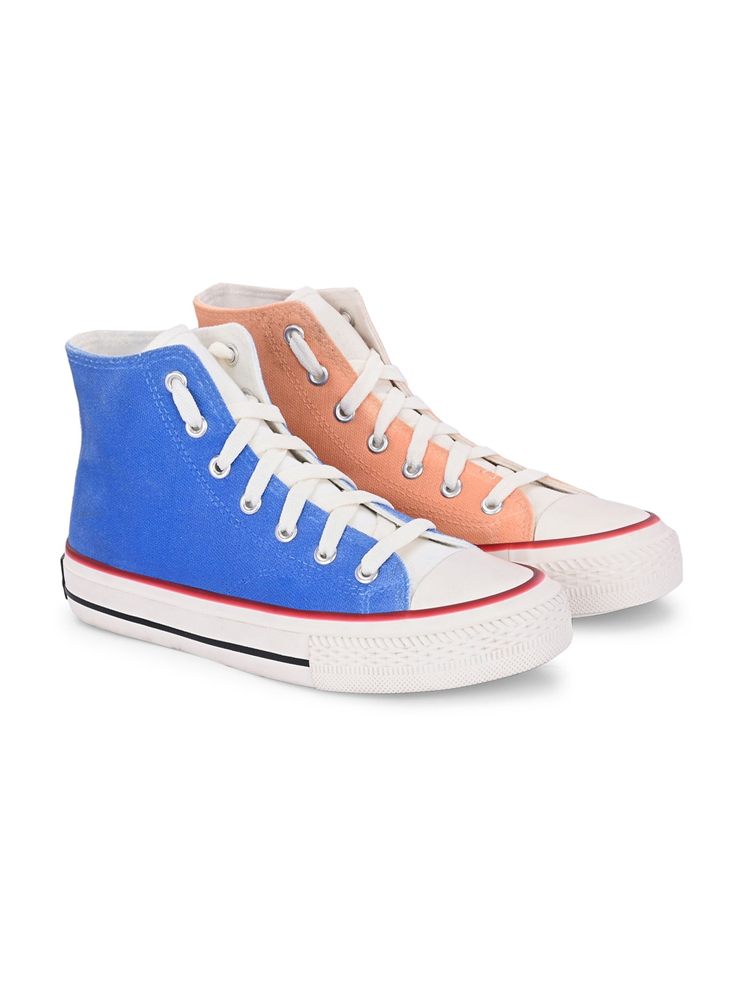 

CROWCIA LONDON Men's High-Top Sneakers, Blue