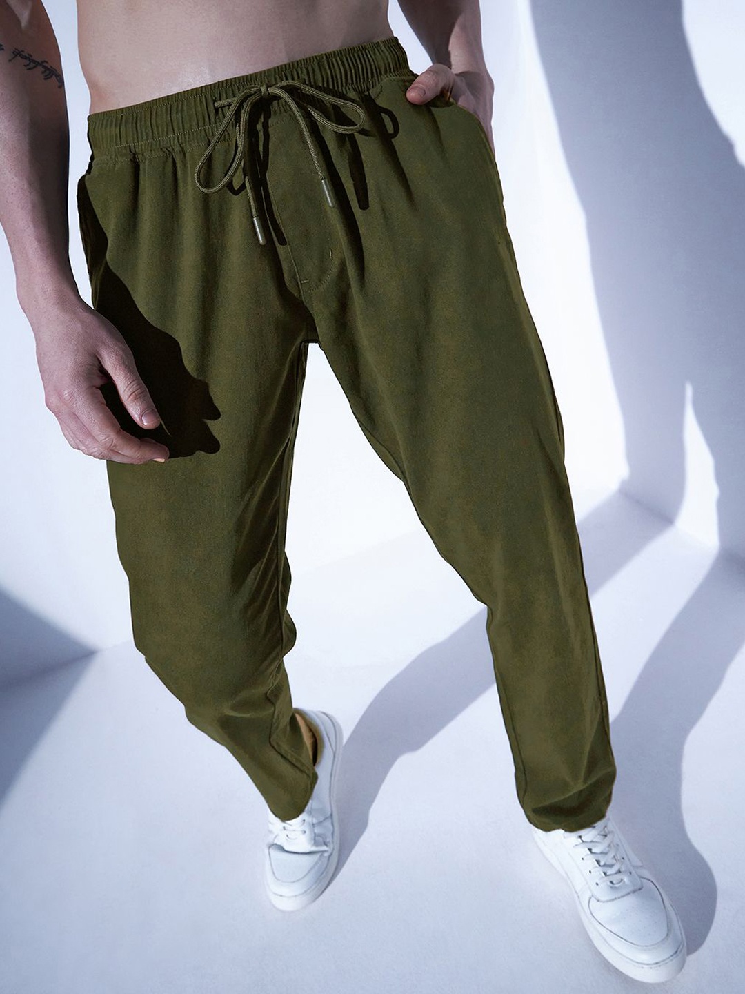 

Hubberholme Men Joggers Trousers, Olive