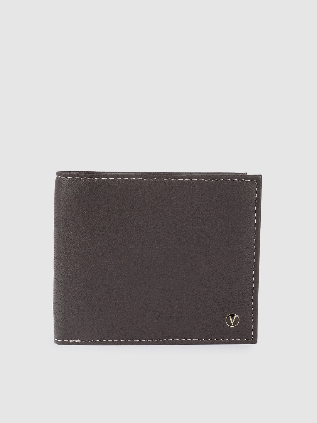 

Van Heusen Men Textured Leather Two Fold Wallet, Black