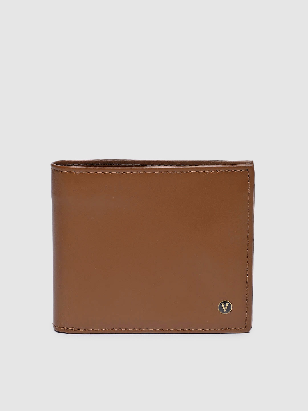 

Van Heusen Men Leather Two Fold Wallet, Tan