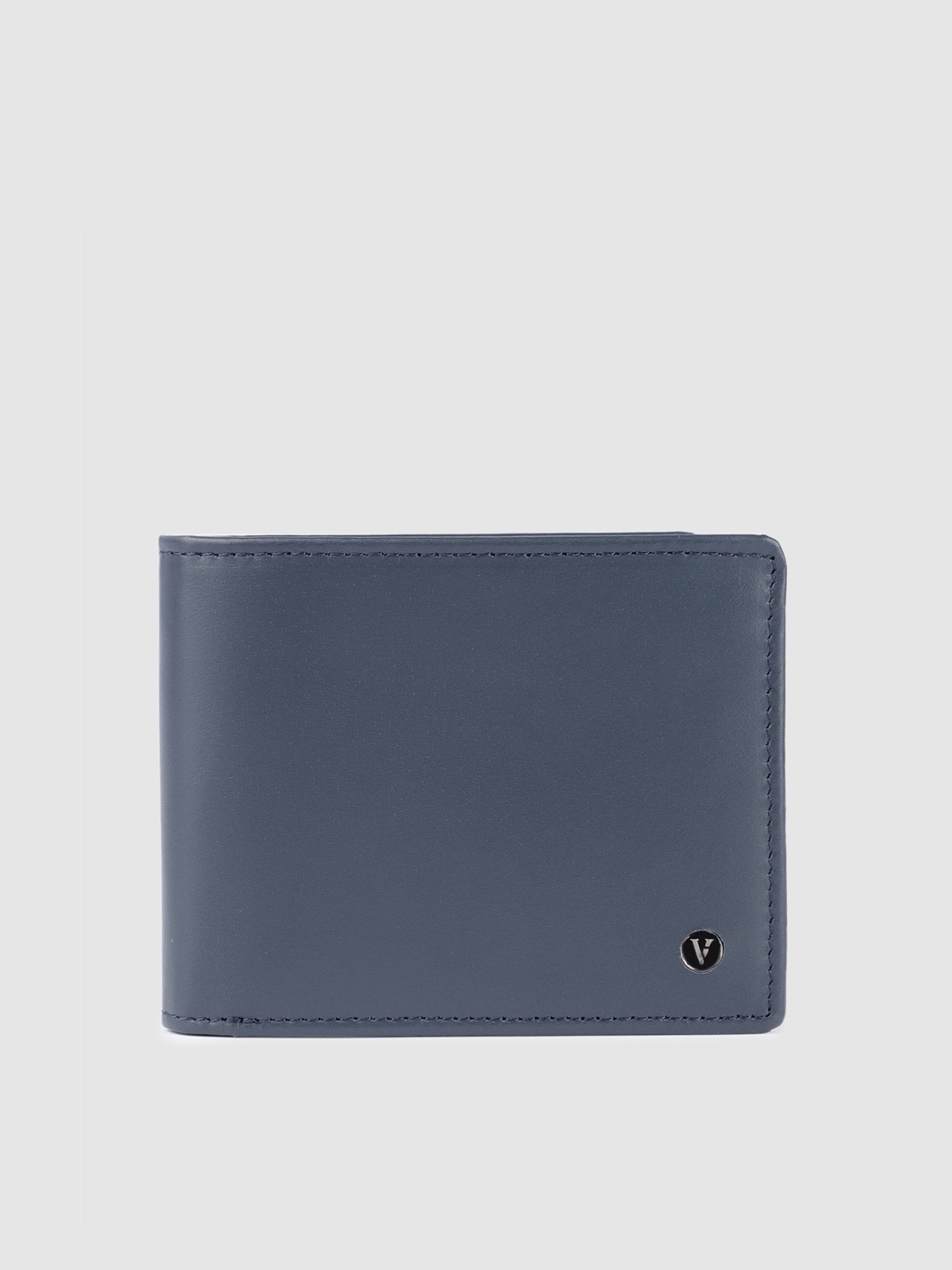 

Van Heusen Men Leather Two Fold Wallet, Blue