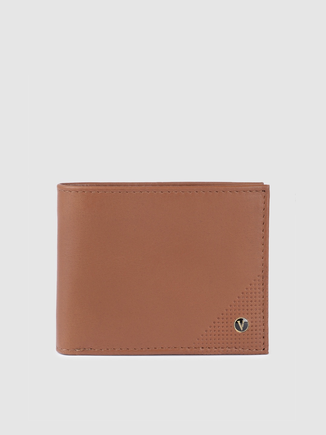 

Van Heusen Men Leather Two Fold Wallet, Tan