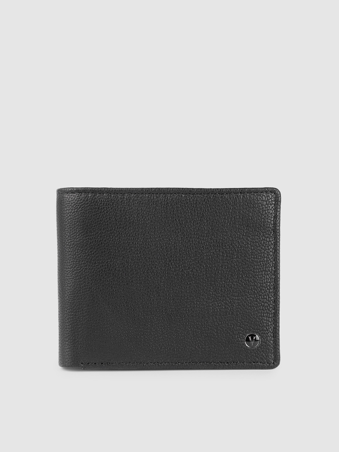 

Van Heusen Men Leather Two Fold Wallet, Black