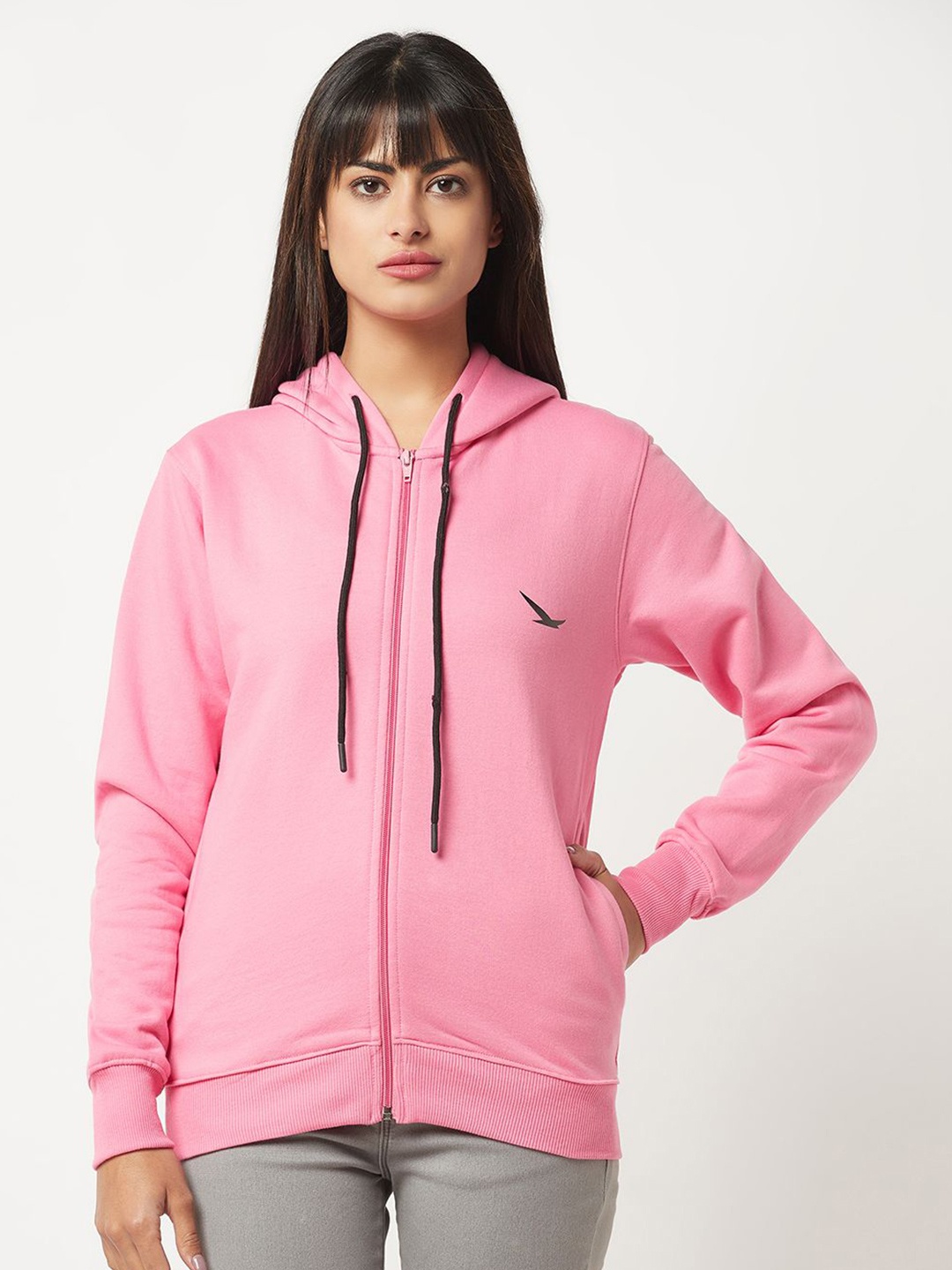 

HiFlyers Women Hooded Sweatshirt, Pink