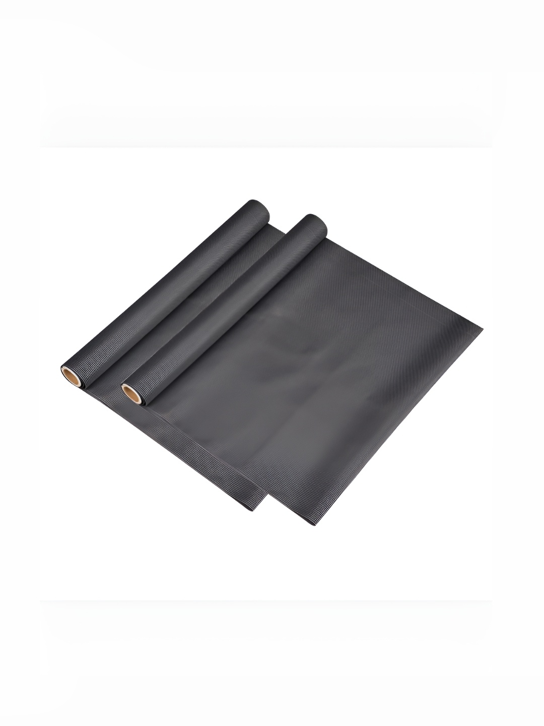 

Kuber Industries Grey 2 Pieces Checked Shelf Liner Organisers