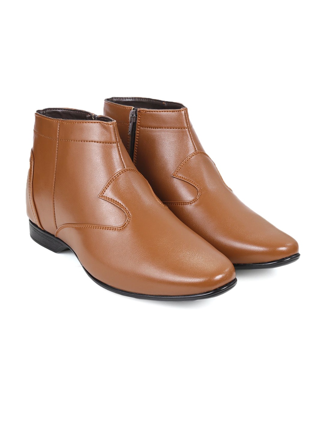 

Bxxy PU Formal Elevator Derby, Tan