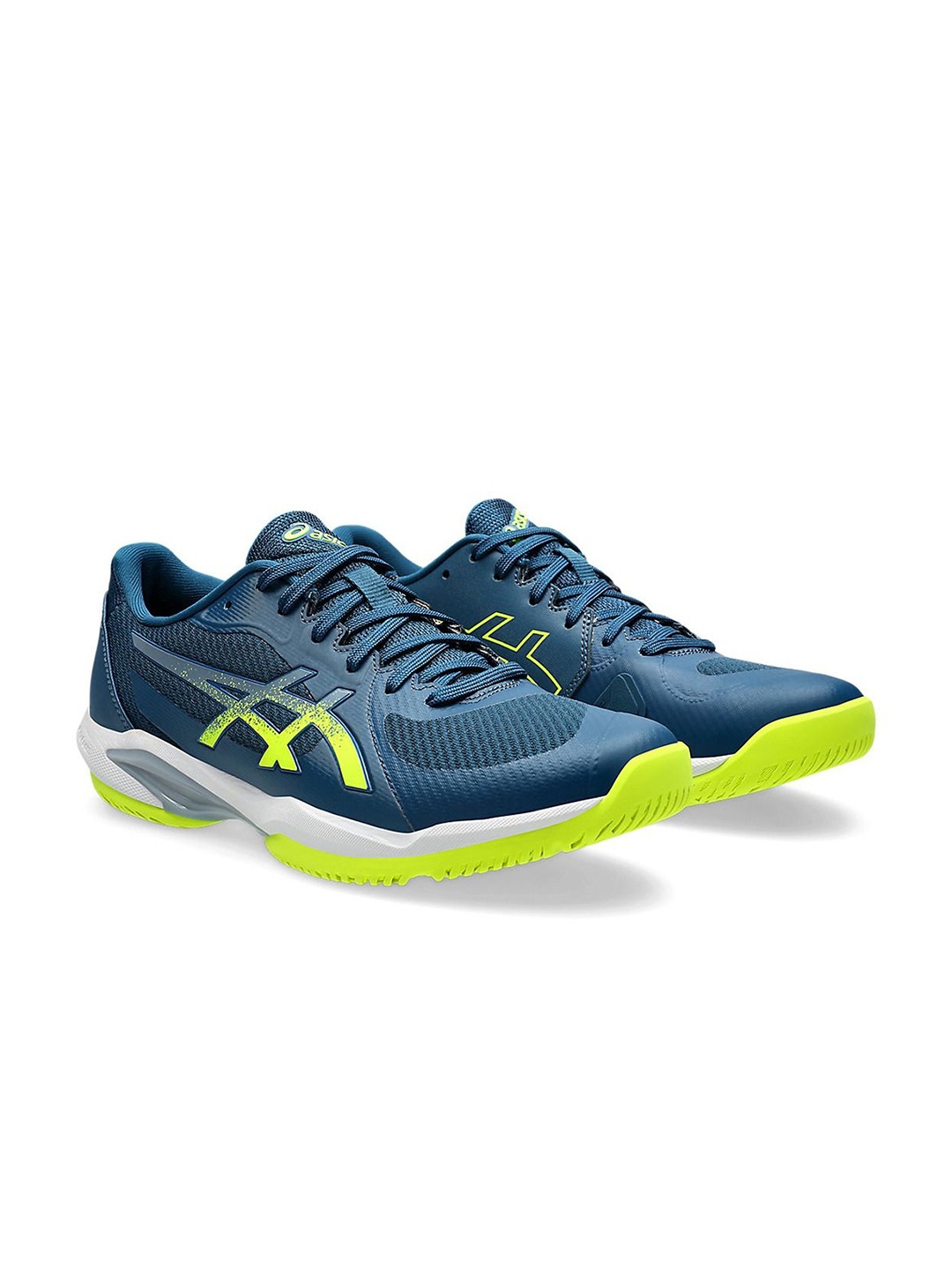 

ASICS SOLUTION SWIFT FF 2 Men Textured Non-Marking Lace Ups Running Shoes, Blue