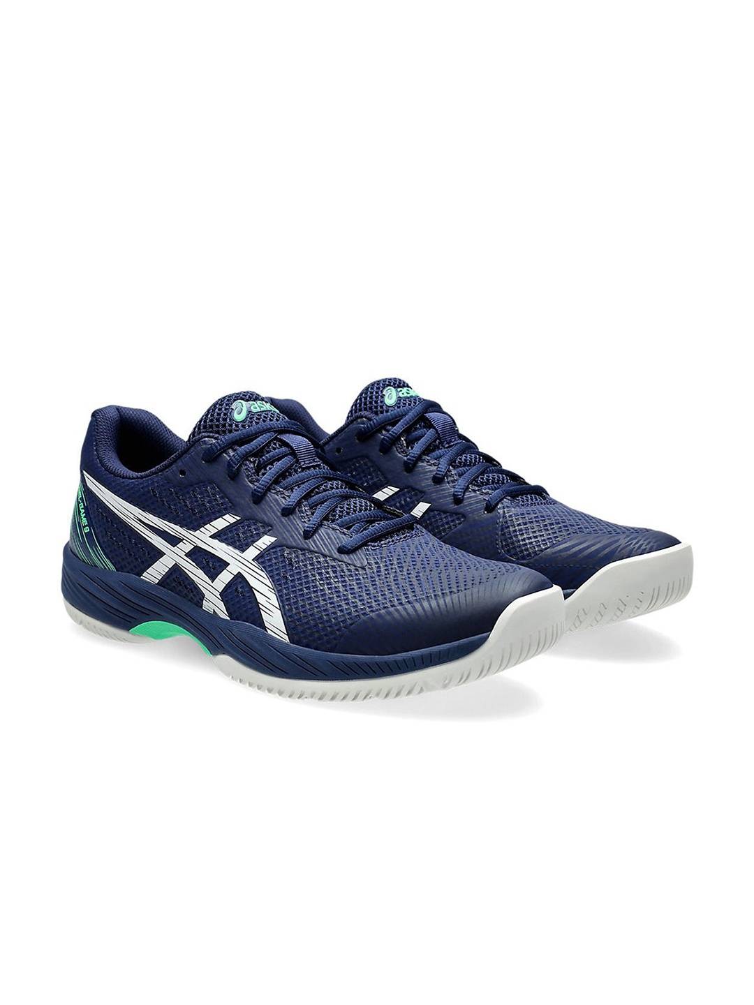 

ASICS Men GEL-GAME 9 Men Textured Tennis Sports Shoes, Blue